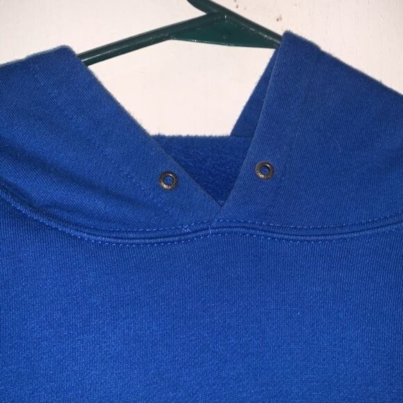 Cabelas Blue Hoodie Sweatshirt M Cotton/Polyester Blend Made In China - Picture 2 of 10
